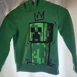 Green Kids Hoodie with Graphic Design